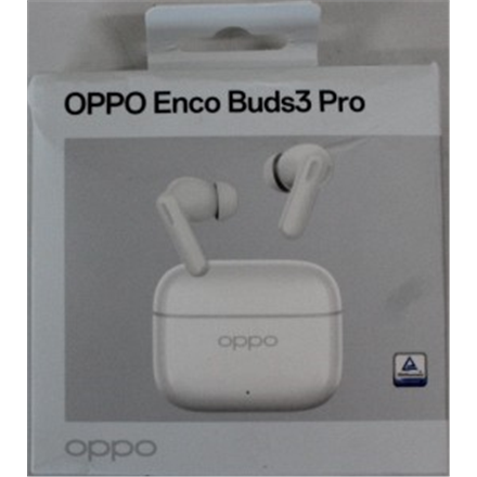 Sale Out. Oppo Buds3 Pro (Glaze White), ETEK1, Glaze White, Sale Out., Oppo True wireless earphones, Buds3 Pro, Bluetooth, In-ear, Microphone, Glaze White, Damaged Packaging, Warranty 24 month(s)