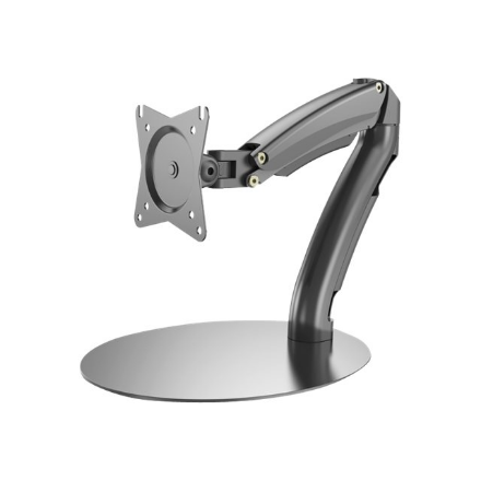 Digitus, Desk Mount, Universal LED/LCD Monitor Stand with Gas Spring, Tilt, swivel, height adjustment, rotate, Black