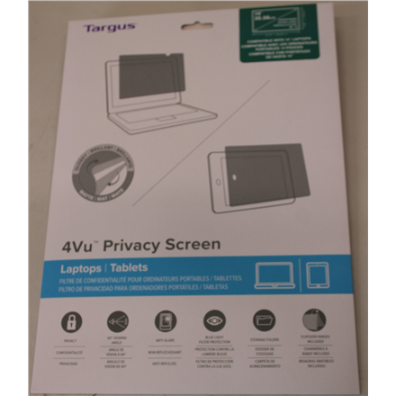 Sale Out. Targus Privacy Screen 14" (16:09), Sale Out., Targus Privacy Screen 14” W (16:9), Unpacked
