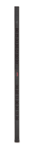 APC Rack PDU, BASIC, ZEROU, 16A, 230V, (20)C13 & (4)C19, IEC309, 10 Ft Cord